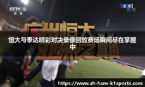 恒大与泰达精彩对决录像回放赛场瞬间尽在掌握中
